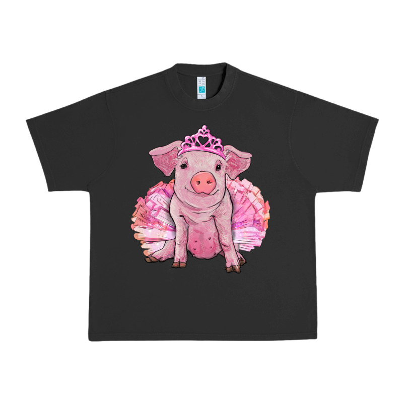 Balerina Pig With Tutu Urban Heavy Tee by RanaPortraitStore | Teevron