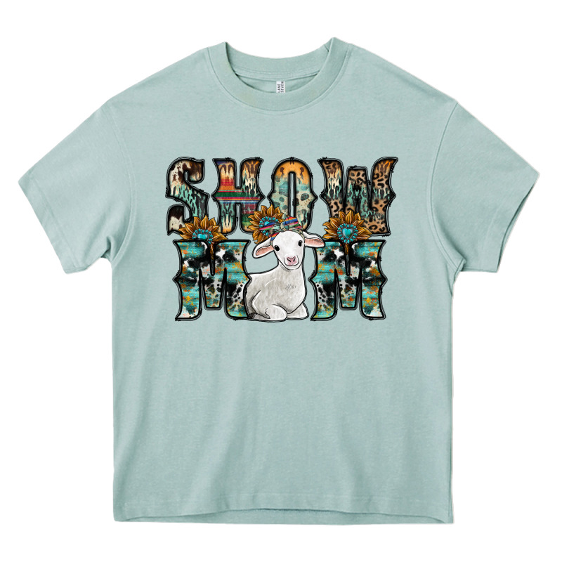 Show Mom Sheep Heavy Core Tee by SublimationCraftShop | Teevron