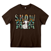 Chocolate Brown show mom sheep Heavy Core Tee - SublimationCraftShop