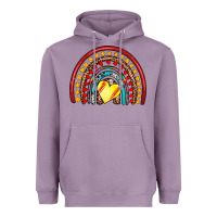 Lavender softball rainbow Heavyweight Hoodie - Artiststas