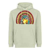 Matcha softball rainbow Heavyweight Hoodie - Artiststas