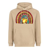 Mushroom softball rainbow Heavyweight Hoodie - Artiststas