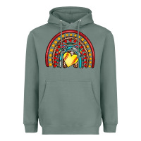 Sage softball rainbow Heavyweight Hoodie - Artiststas