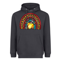 Smoke softball rainbow Heavyweight Hoodie - Artiststas