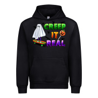 Black creep it real Urban Hoodie - BundleAndBundleShop