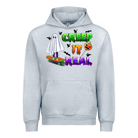 Heather Grey creep it real Urban Hoodie - BundleAndBundleShop