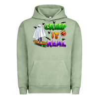 Pigment Oil Green creep it real Urban Hoodie - BundleAndBundleShop