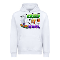 White creep it real Urban Hoodie - BundleAndBundleShop
