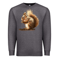 Charcoal Heather Squirrels Premium Sweatshirt - LillyAllenDesigns