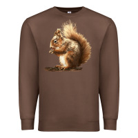 Chestnut Squirrels Premium Sweatshirt - LillyAllenDesigns