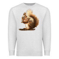 Oatmeal Heather Squirrels Premium Sweatshirt - LillyAllenDesigns