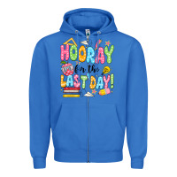 True Royal hooray for the last day black Zipper Hoodie - JahusDesignShop