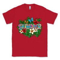 Red summer Classic Tee - SublimationCraftShop