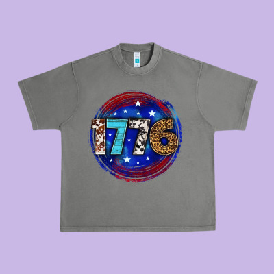 Urban Heavy Tee western 1776 4th of july billie wilder