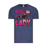 Vintage Denim boss lady Vintage Tee - texasbilliewilder