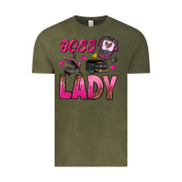 Vintage Olive boss lady Vintage Tee - texasbilliewilder