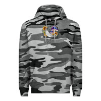 Slate Camo moon and mushrooms with sunflower Premium Hoodie - MaliasSmallBusiness