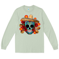 Matcha mexico skull Long Sleeve Tee - CTS Tumbler Store