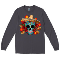 Smoke mexico skull Long Sleeve Tee - CTS Tumbler Store