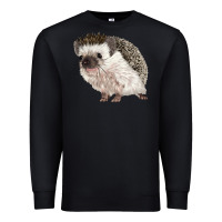 Black Hedgehog Illustrations Premium Sweatshirt - LillyAllenDesigns