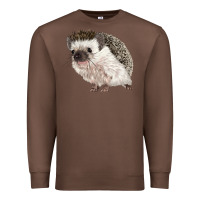 Chestnut Hedgehog Illustrations Premium Sweatshirt - LillyAllenDesigns