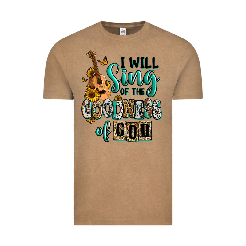 I Will Sing Of The Goodness Of God Vintage Tee by RanaPortraitStore | Teevron