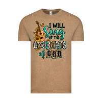 Vintage Coffee i will sing of the goodness of god Vintage Tee - RanaPortraitStore