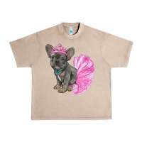 French Oak balerina french bulldog with tutu Urban Heavy Tee - RanaPortraitStore