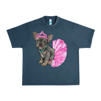 Midnight Navy balerina french bulldog with tutu Urban Heavy Tee - RanaPortraitStore