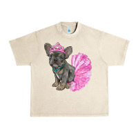 Sandshell balerina french bulldog with tutu Urban Heavy Tee - RanaPortraitStore