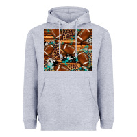 Heather Grey football tumbler Heavyweight Hoodie - Artiststas