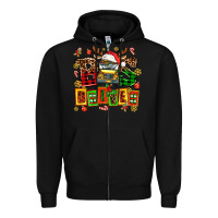 Black bus driver chrıstmas Zipper Hoodie - AdoDesignShop
