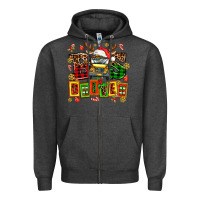 Charcoal Heather bus driver chrıstmas Zipper Hoodie - AdoDesignShop
