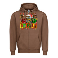 Chestnut bus driver chrıstmas Zipper Hoodie - AdoDesignShop
