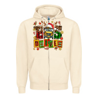 Sandshell bus driver chrıstmas Zipper Hoodie - AdoDesignShop