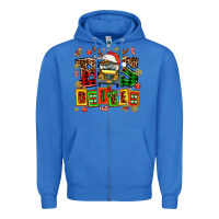 True Royal bus driver chrıstmas Zipper Hoodie - AdoDesignShop