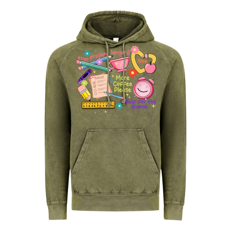Teacher Stuff Vintage Hoodie by JahusDesignShop | Teevron