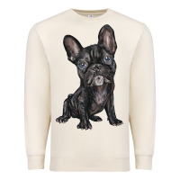 Sandshell french bulldog Premium Sweatshirt - BarkalooDesign