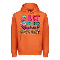 Carrot eat sleep manicure repeat Premium Hoodie - NancyCooperArtShop