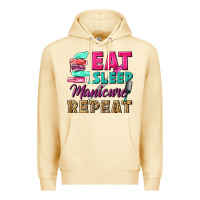 Pina Colada eat sleep manicure repeat Premium Hoodie - NancyCooperArtShop