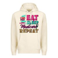Tofu eat sleep manicure repeat Premium Hoodie - NancyCooperArtShop