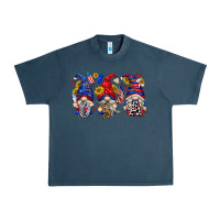 Midnight Navy usa with gnome billie wilder Urban Heavy Tee - texasbilliewilder
