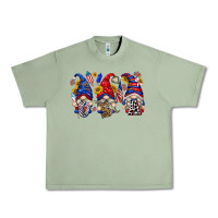 Oil Green usa with gnome billie wilder Urban Heavy Tee - texasbilliewilder