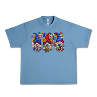 Pebble Blue usa with gnome billie wilder Urban Heavy Tee - texasbilliewilder