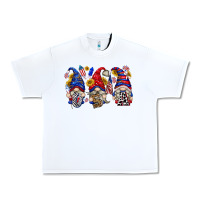 White usa with gnome billie wilder Urban Heavy Tee - texasbilliewilder