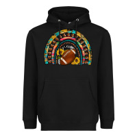 Black football rainbow Heavyweight Hoodie - Artiststas
