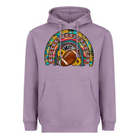 Lavender football rainbow Heavyweight Hoodie - Artiststas
