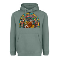 Sage football rainbow Heavyweight Hoodie - Artiststas