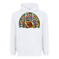 White football rainbow Heavyweight Hoodie - Artiststas