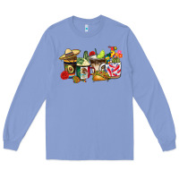 Colony Blue mexico coffee Long Sleeve Tee - CTS Tumbler Store